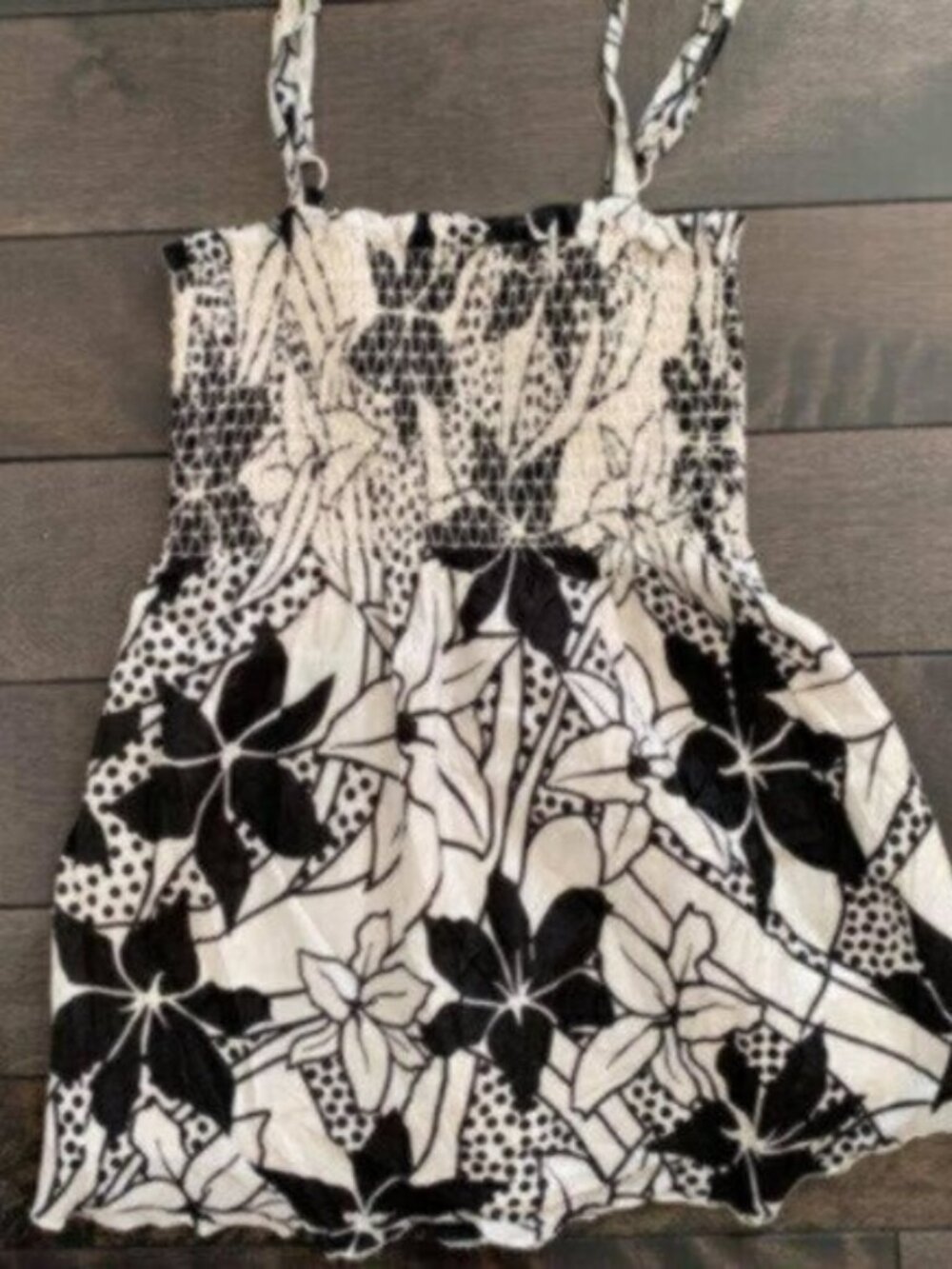 Anthropologie Smocked Tank Top